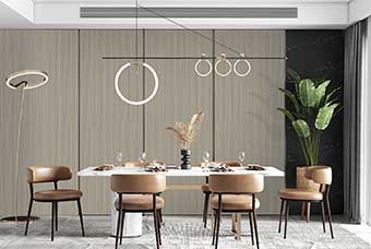 山东轻奢风格-餐厅