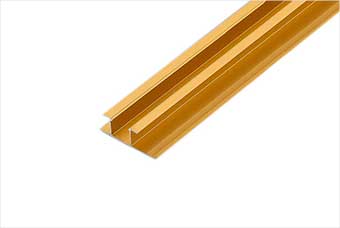 山东航空纤维墙咔铝合金带灯中条（钛金氧化）