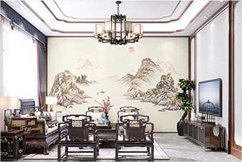 山东森佰汇航空纤维墙咔（巴山蜀水）