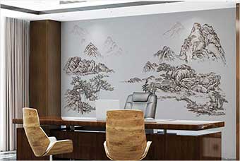 山东森佰汇航空纤维墙咔（山水之间）